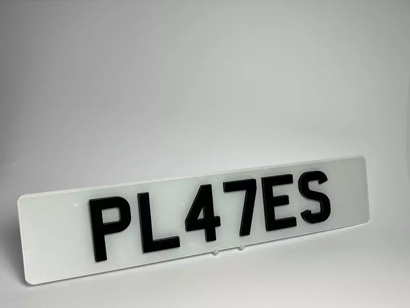 4D Number Plate