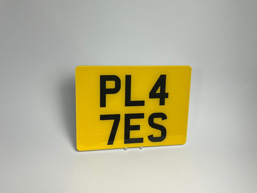 Taxi Car Number Plate