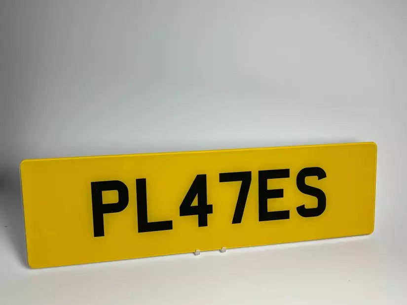 Oversize Number Plate